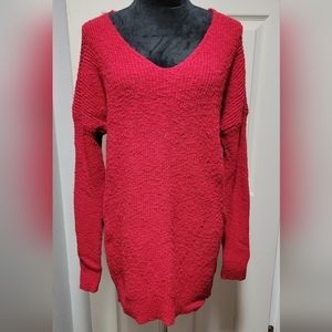 Torrid (0) Red Sweater w/ Open Back